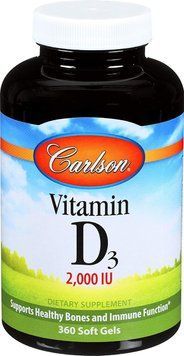 Вітаміни Carlson Labs Vitamin D3 2000 IU 360 капсул (4384303013) 1437160218 фото