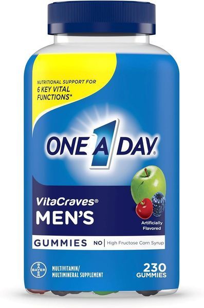 Мужские мультивитаминные жевательные конфеты One A Day Men&rsquo;s Multivitamin Gummies 230 таблеток 2180215288 фото