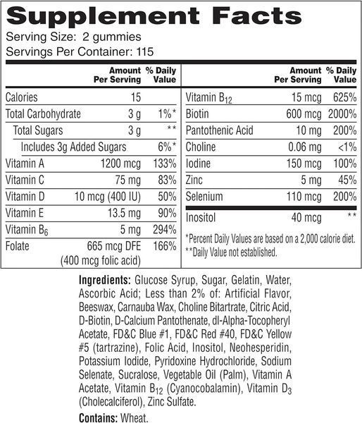 Мужские мультивитаминные жевательные конфеты One A Day Men&rsquo;s Multivitamin Gummies 230 таблеток 2180215288 фото