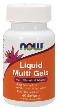 Витамины NOW Liquid Multi Gels Softgels 60 кап (4384303064) 1437160272 фото