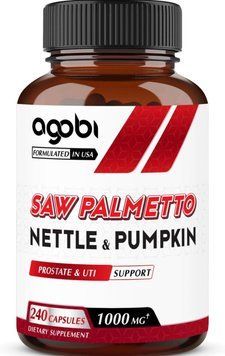 Комплексная премиум добавка для улучшения мужского здоровья Agobi Saw Palmetto 240 капсул 2120627250 фото
