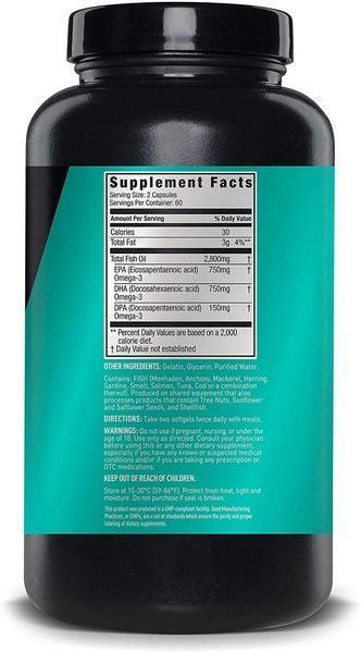 JYM Supplement Science Omega-3 120 капсул (4384303983) 1546834135 фото