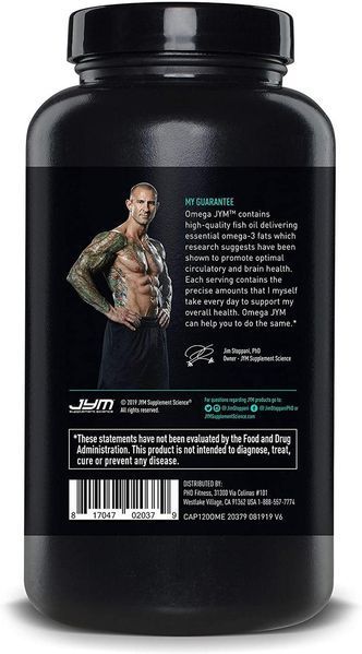 JYM Supplement Science Omega-3 120 капсул (4384303983) 1546834135 фото