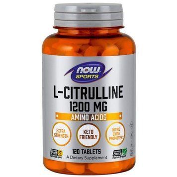 Аминокислота NOW L-Citrulline, Extra Strength 1200 mg Tablets 120 таблеток (4384301281) 1437158657 фото