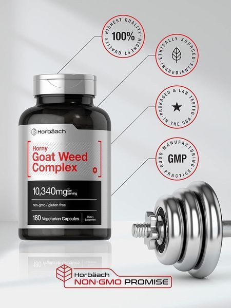 Добавка премиум-класса Horb&auml;ach Horny Goat Weed Complex 180 капсул 2457343833 фото