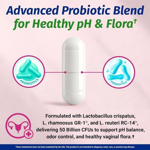 Домішка преміумкласу вагінні пробіотики 1 Body Cranberry Probiotics for Women 60 капсул 2828423247 фото