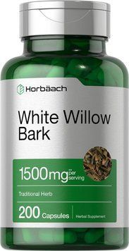 Домішка преміумкласу кора білої верби Horb&auml;ach White Willow Bark 200 капсул 2480651055 фото