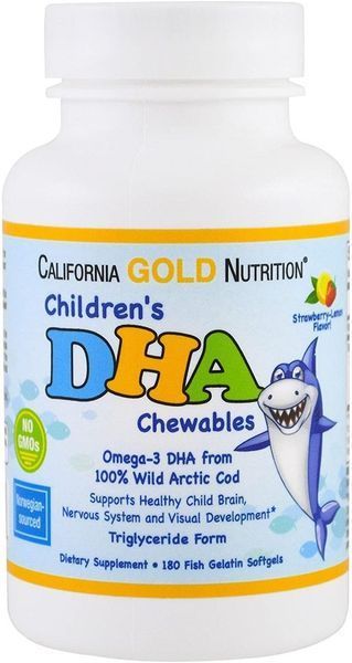 California Gold Nutrition Children's DHA 180 капсул (4384303731) 1478241451 фото