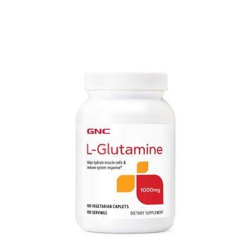 Аминокислоты GNC L-Glutamine 100 таблеток (4384303323) 1437160594 фото