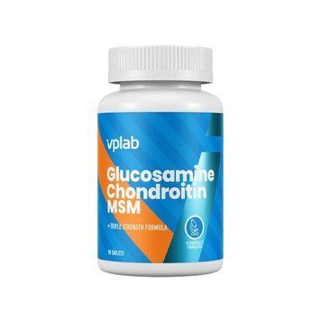 Хондропротектор VPLab Glucosamine Chondroitin MSM 90 таблеток (4384303115) 1437160390 фото