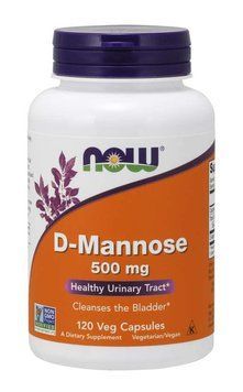 Спеціальний продукт NOW D-Mannose 500 mg Veg Capsules 120 кап (4384302713) 1437159878 фото