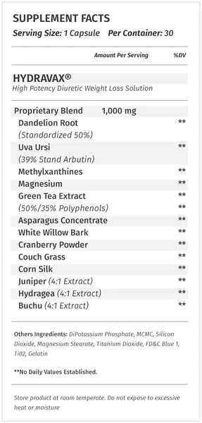 Жиросжигатель Metabolic Nutrition Hydravax 30 капсул 4384305598 фото