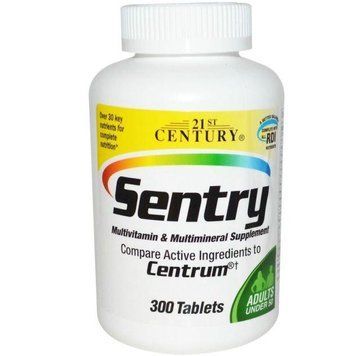 Витамины 21st Century Sentry Adult Multivitamin & Multimineral 300 таблеток (4384301022) 1060000075 фото