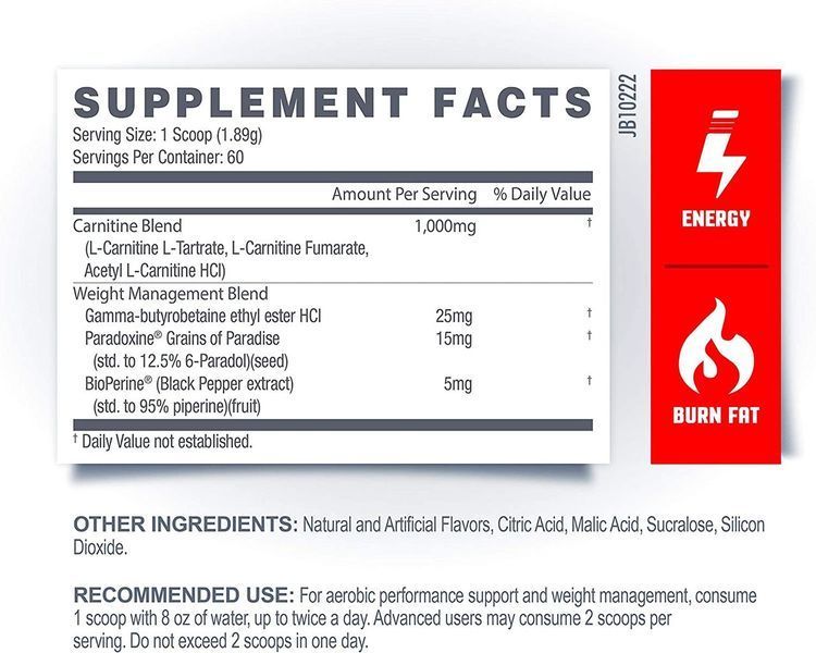 Betancourt Carnitine Plus 90 г (4384304640) 1684743342 фото