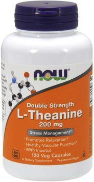 Амінокислоти NOW L-Theanine 200 mg 120 капсул (4384303529) 1439661183 фото