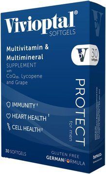 Домішка преміумкласу мультивітаміни та мультимінерали Vivioptal Multivitamin&Multimineral For Men 90 капсул 3042617700 фото