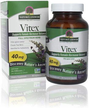 Nature's Answer Vitex Agnus-Castus Chaste Tree Berry 40 mg 90 капсул (4384303834) 1497484471 фото