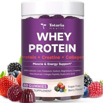 Добавка премиум-класса поддержка мышц и энергии Totaria Whey Protein Gummies 60 таблеток 3151740963 фото