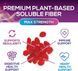 Добавка премиум-класса растительная растворимая клетчатка Nature's Nutrition Prebiotic Fiber Gummies 2865640314 фото 5