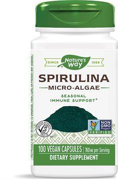 Nature's Way Spirulina Micro-Algae 100 капсул (4384303835) 1497484474 фото