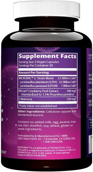 MRM Women's Probiotic 60 капсул (4384304037) 1546834189 фото