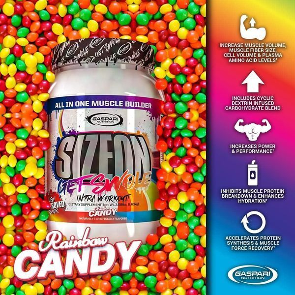 Ідеальна гібридна формула амінокислот і креатину Gaspari Nutrition SizeOn 1630 г 2058331888 фото