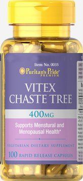Вітаміни Puritan's Pride Vitex Chaste Tree 400 mg 100 капсул (4384301702) 1060003040 фото