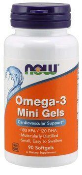 Вітаміни NOW Omega-3 Mini Gels Softgels 90 капсул (4384301969) 1060004670 фото