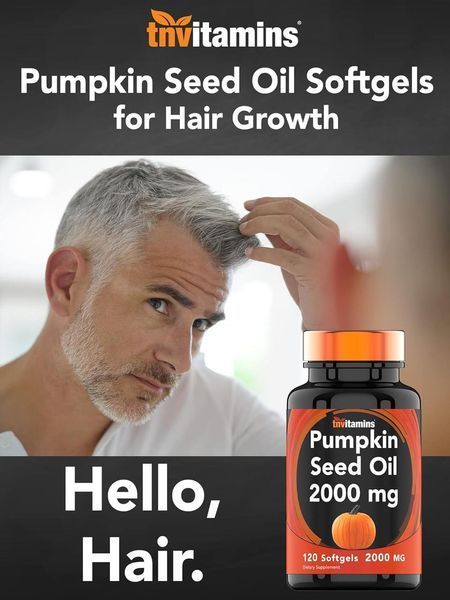 Добавка премиум-класса с экстрактом масла семян тыквы Tnvitamins Pumpkin Seed Oil 2000 mg 120 капсул 2885282371 фото