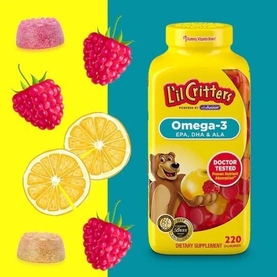 Lil Critters Omega 3 220 конфет (4384304441) 1684742120 фото