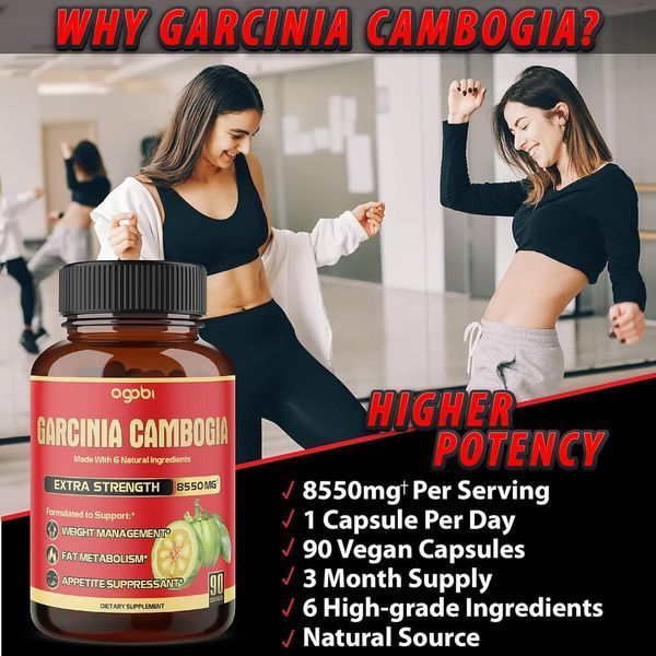 Преміальна домішка для зниження ваги Agobi Garcinia Cambogia 90 капсул 2121496083 фото