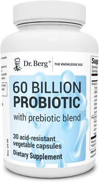 Пробиотическая добавка премиум-класса Dr. Berg's 60 Billion Probiotic 30 капсул 2211980665 фото