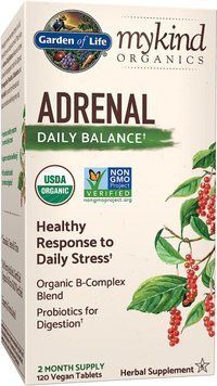 Комплекс для надниркових залоз Garden of Life mykind Organics Adrenal Daily Balance 120 таблеток 1931073048 фото