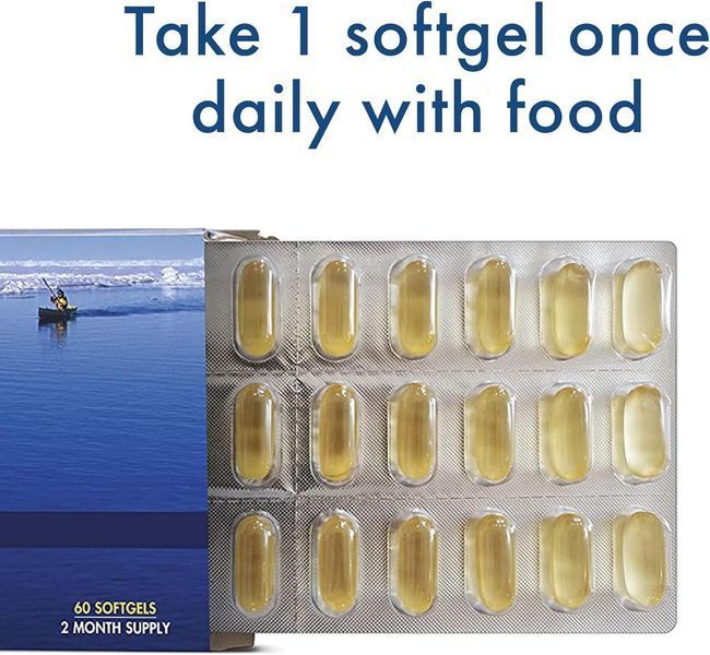 Добавка премиум-класса омега-3 с апельсиновым вкусом WHC UnoCardio 1000 Fish Oil 60 капсул 2701866571 фото