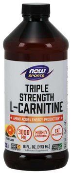 Амінокислота NOW L-Carnitine Triple Strength Liquid 473 мл Апельсин (4384302717) 1437159882 фото