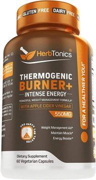 Термогенний спалювач жиру преміумкласу Herbtonics Thermogenic Fat Burner 60 капсул 2373402738 фото