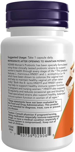Now Foods Woman's Probiotic 20 Billion 50 капсул (4384303888) 1513836592 фото