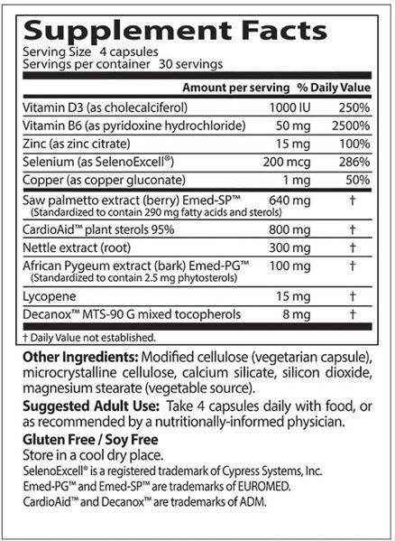 Бустер тестостерона Doctor's Best Prostate Formula 120 капсул (4384303533) 1439661187 фото
