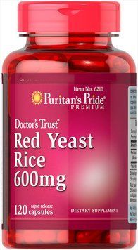 Спеціальний продукт Puritan's Pride Red Yeast Rice 600 mg 120 капсул (4384301652) 1060002990 фото