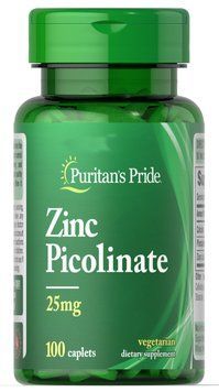 Вітаміни Puritan's Pride Zinc Picolinate 25 mg 100 таблеток (4384301705) 1060003043 фото