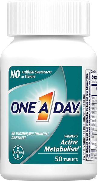 Bayer One A Day Women's Active Metabolism 50 таблеток (4384303991) 1546834143 фото