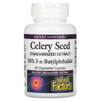 Natural Factors Celery Seed Extract 60 капсул (4384304239) 1684741396 фото