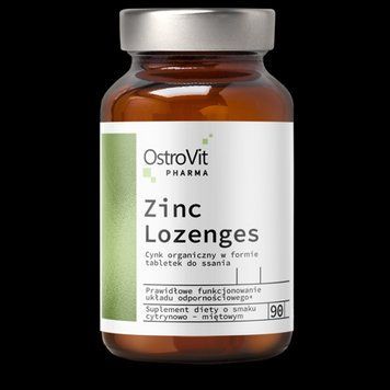 Вітаміни OstroVit Pharma Zinc Lozenges 90 таб Лимон-м'ята (4384303172) 1437160447 фото