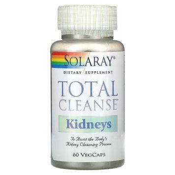 Добавка сприяє очищенню нирок Solaray Total Cleanse 60 капсул 2164695658 фото