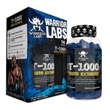 Добавка премиум-класса натуральный бустер тестостерона Warrior Labz T-1000 Testo Extreme 90 капсул 2810727758 фото