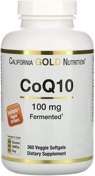 California Gold Nutrition CoQ10 100 mg 360 капсул (4384303741) 1478241461 фото