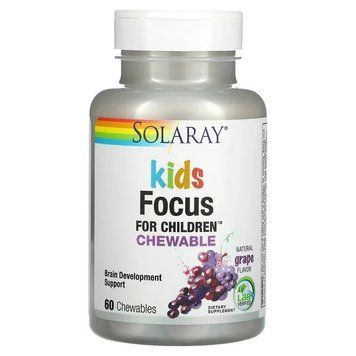 Solaray Focus For Children 60 таблеток (4384304295) 1684741449 фото