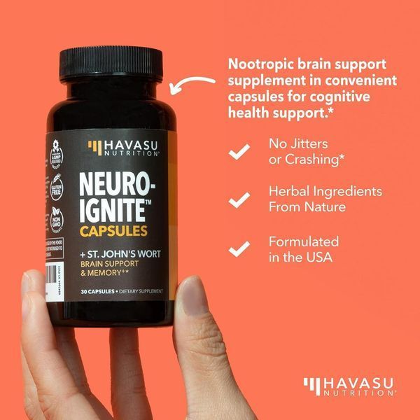 Спеціальний продукт Havasu Nutrition NeuroIGNITE 30 капсул (4384304397) 1684742074 фото