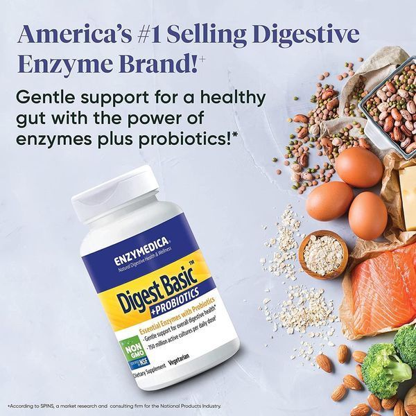 Enzymedica Digest Basic + Probiotics 30 капсул (4384303892) 1513836596 фото