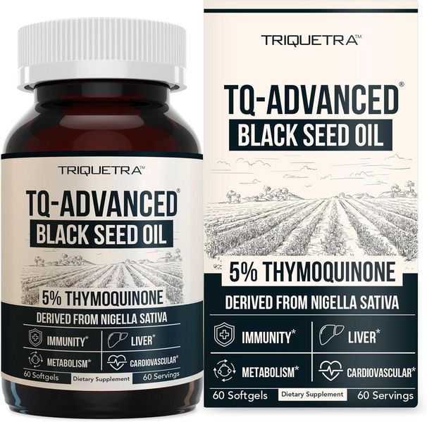 Олія чорного кмину преміумкласу Triquetra Health TQ-Advanced Black Seed Oil 60 капсул 2360300017 фото